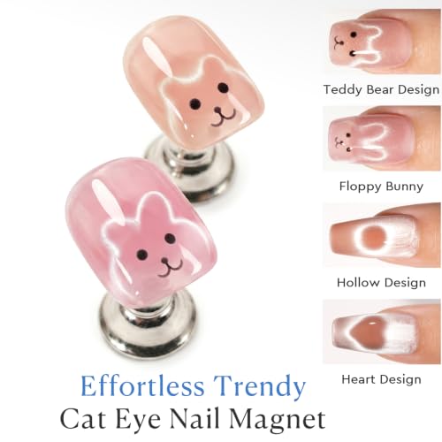 AZUREBEAUTY 11Pcs Cat Eye Magnet Nail Art Kit with Dual-Head Magnetic Pen