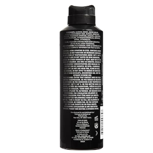 Kenneth Cole Black Body Spray for Men, 6 oz