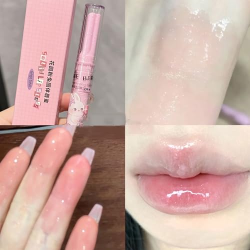Crystal Jelly Lipstick Set - 6 Colors, Waterproof & Moisturizing