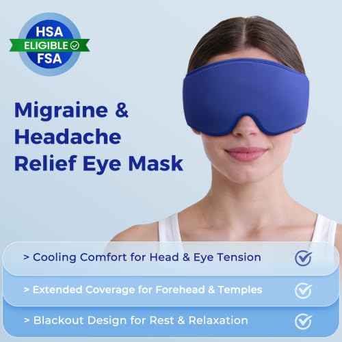 Cooling Gel Eye Mask for Puffy Eyes & Migraines