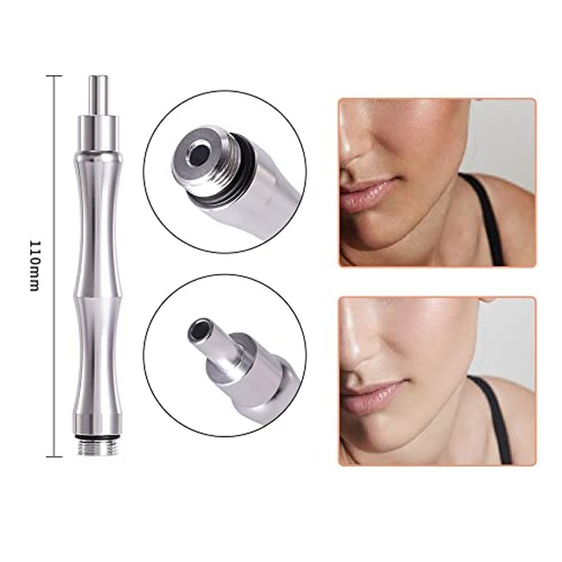 9 Tips 3 Wands Diamond Dermabrasion Accessory Replacement Tips Diamond Wands Cotton Filter Skin Microdermabrasion Facial Care Beauty Tool