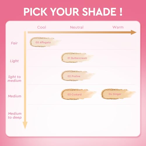 Matte Powder Foundation with Squalane & Vitamin E - Full Coverage