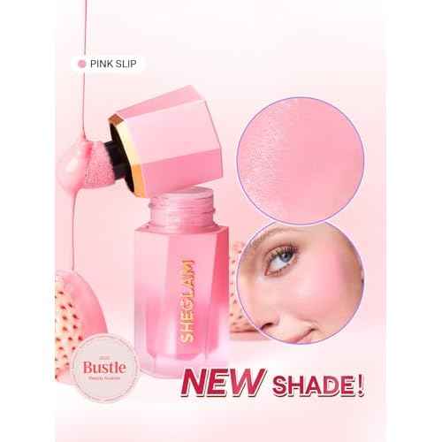 SHEGLAM Color Bloom Liquid Blush-Pink Slip