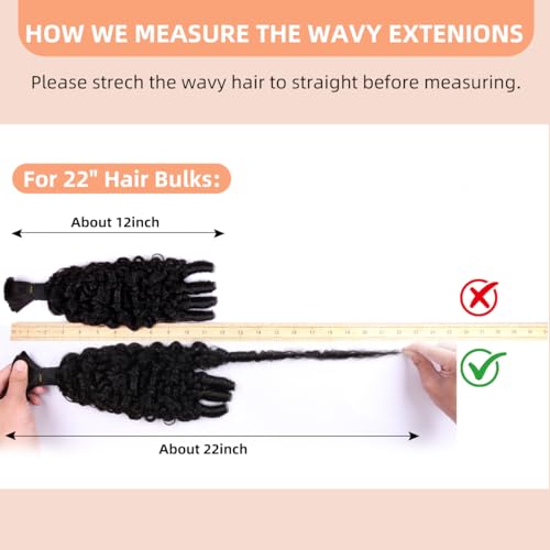 MsSunlight 16 Inch Burmese Curly Human Hair Extensions 15A Boho Braiding 100g Bundle