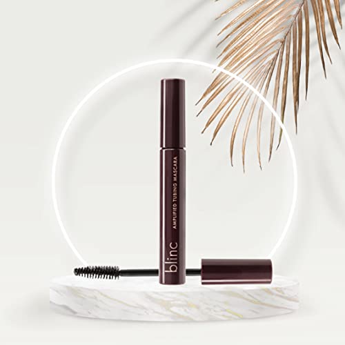 Blinc Amplified Tubing Mascara, Ultra-Longwearing Washable, Soft-Glam Volumizing, Lengthening and Defining, Gluten & Cruelty Free, Black, 9mL / 0.30 Fl. OZ