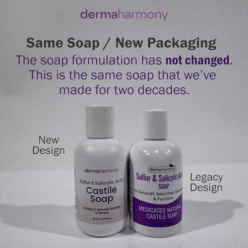 Dermaharmony 5% Sulfur & 2% Salicylic Acid Liquid Castile Soap - 4 Fl Oz