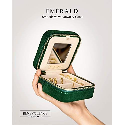 Benevolence LA Emerald Travel Jewelry Box & Large Toiletry Bag, Featured in Oprah's Favorite Things | Gifts For Her