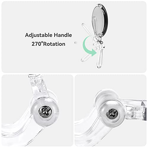 30X Magnifying Mirror with Handle, Double-Sided 1X/30X, 5 Inches