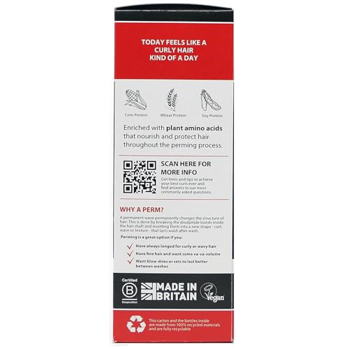 Pin-Up Original Full Head Home Perm Kit - 170ml Duo for Natural Curls
