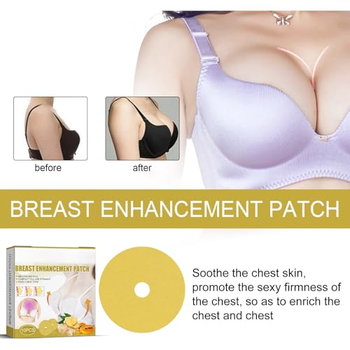 Natural Enhancement Patches, Yellow Round, 10 Count