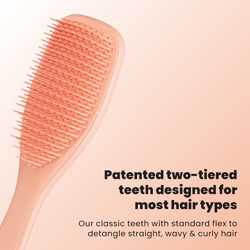Tangle Teezer Detangler Brush for Straight to Wavy Hair - Apricot