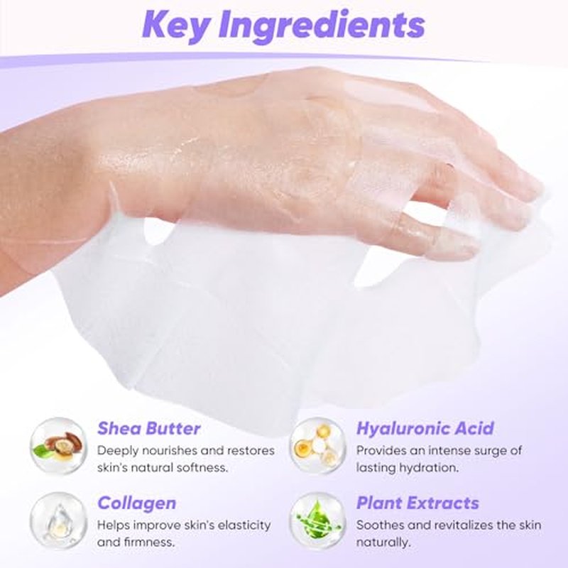 84 Pack Bulk Sheet Face Masks Skin Care, Hydrating and Moisturizing Collagen Facial Masks for All Skin Tybe, Spa Party for Women, Birtyday Gifts, Skincare Gifts Kit for Teen Girls (12 Types x 7 Pcs)