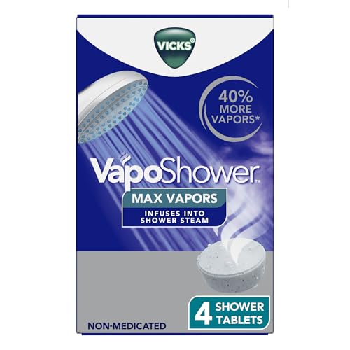 Eucalyptus Shower Steamer Tablets - Non-Medicated Aromatherapy, 4ct