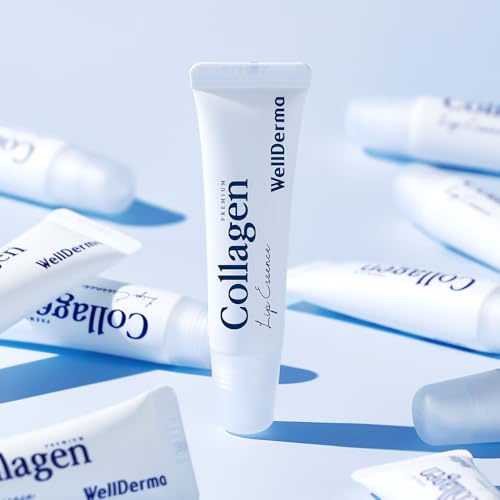 WELLDERMA Collagen Hydro Lip Essence 2-Pack, 11mL ¡¿ 2 ? Smooth Glossy Lip Coating with Collagen Blend, Hyaluronic & Peptide Complex, Honey-Like Scent