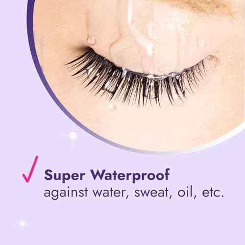D-UP False Eyelash Glue for Sensitive Eyes, Clear Lash Glue for Eyelash Extensions, Waterproof Eyelash Adhesive for Sweat Resistant & Long Lasting Hold, Medical Grade from Japan, EX 552 Made in Korea