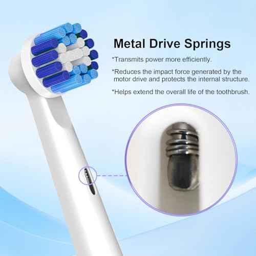8pcs Replacement Brush Heads Compatible with Braun Oral-B, Professional Electric Toothbrush Heads for Oral B Replacement Heads Refill Pro100/1000/1500/4000/5000/7000/8000/9600 Etc.