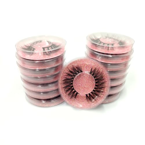 5D Mink Lashes 10 Pairs - Thick Fluffy False Eyelashes