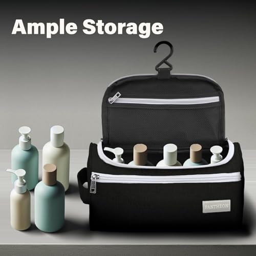 Emissary Hanging Travel Toiletry Bag for Men - Waterproof Dopp Kit