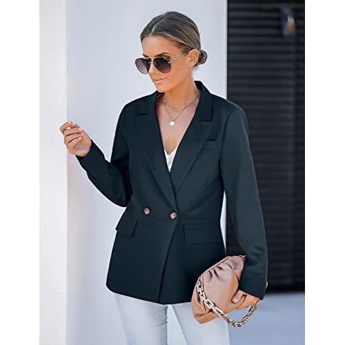 luvamia Blazer Jackets for Women Work Casual Office Long Sleeve Fashion Dressy Business Outfits