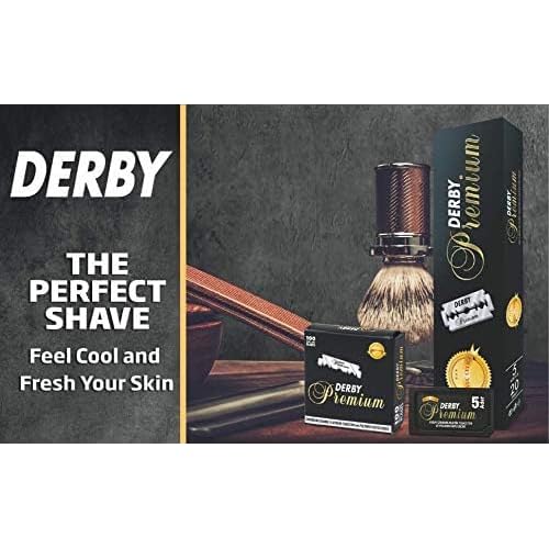 400 "Derby Premium" Single Edge Razor Blades for straight razor