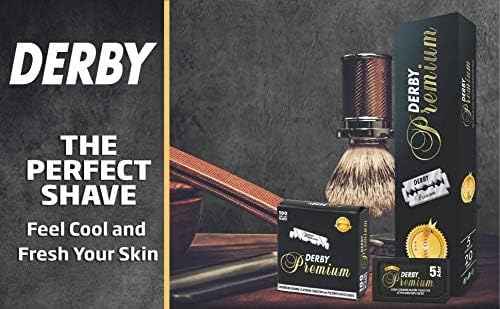 400 "Derby Premium" Single Edge Razor Blades for straight razor
