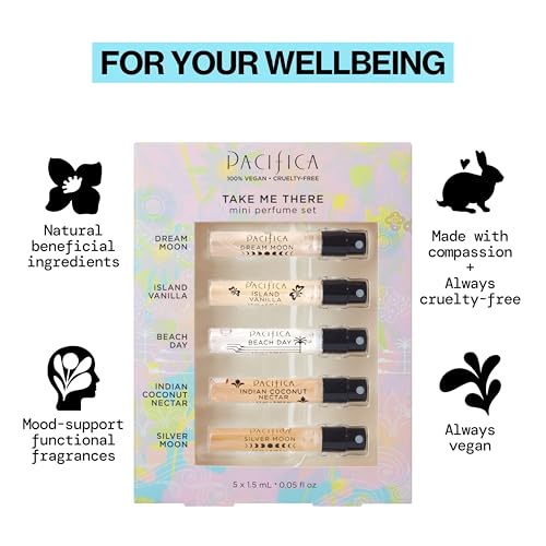 Pacifica Take Me There Spray Perfume Trial Set – 5 Scents