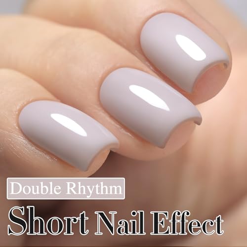 Double Rhythm Milky Beige 15ml Gel Nail Polish - Pure Sheer, Soak Off, A1466
