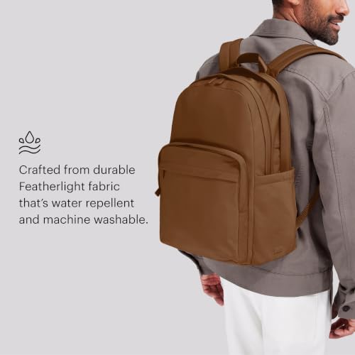 Away Featherlight Backpack in Amaro Brown — Lightweight 16" Laptop Travel Backpack