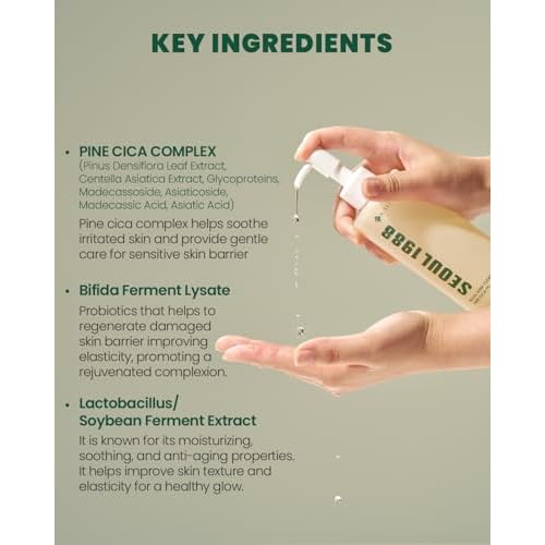 K-SECRET SEOUL 1988 Cica Cleansing Oil ? Deep Pore Cleansing & Gentle Exfoliation | Daily Oil Cleanser for Sensitive Skin | Korean Skincare, 200ml / 6.76 fl oz