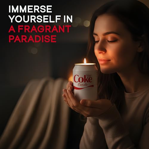 Anakz Soda Candle - Soy Wax Fragrance Like Real Cola, Fun Gift for Celebrations