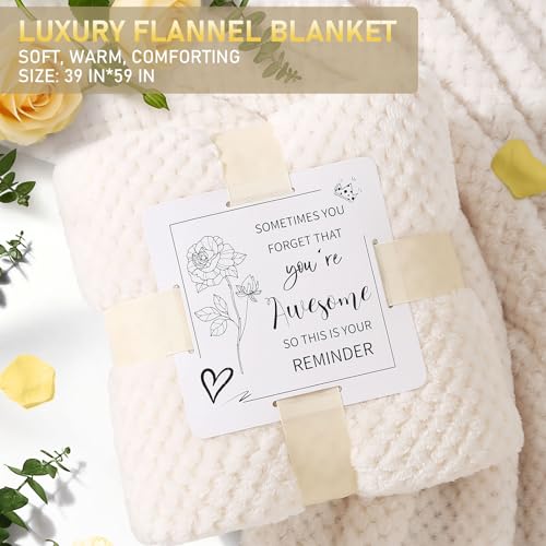 Self Care Spa Gift Basket Set for Women with Blanket
