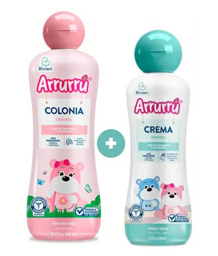 Arrurru Duo Pack: Baby Cologne 400ml + Original Cream 220ml