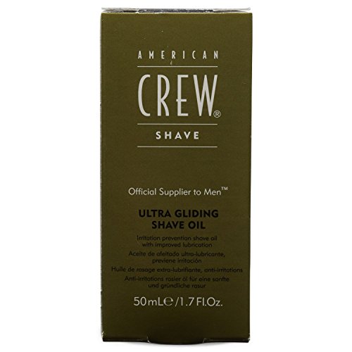 AMERICAN CREW Ultra Gliding Shave Oil, 1.7 Ounce