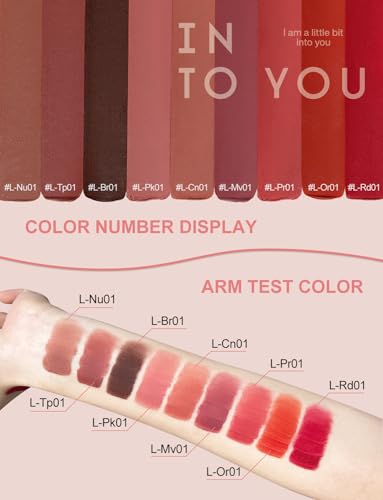 INTO YOU Matte Velvet Lip Stain - Long Lasting Waterproof Lipstick