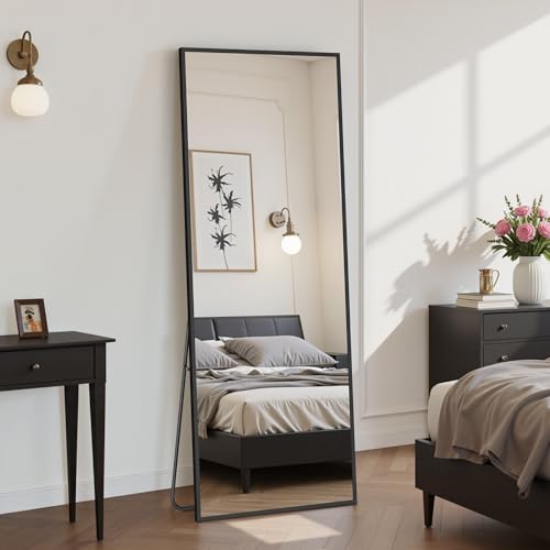 Suidia 48"x14" Full Length Mirror - Over Door & Wall Mounted