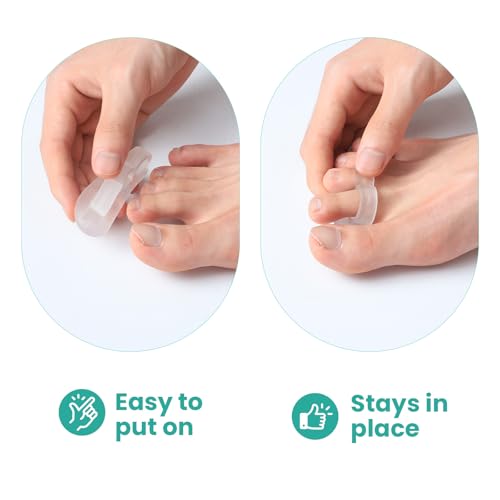 Welnove Hammer Toe Straightener Cushions - 8 Pcs Silicone Pads