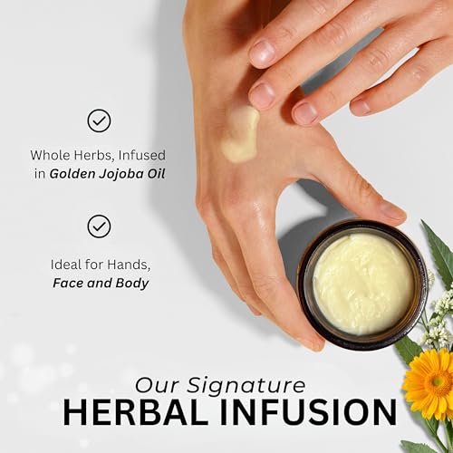 Organic Beef Tallow for Skin ? Whipped Tallow Balm for Skin Face and Body with Jojoba Oil and Cocoa Butter ? Unscented and Herb-Infused ? Large Size 2.5fl Oz Net Wt