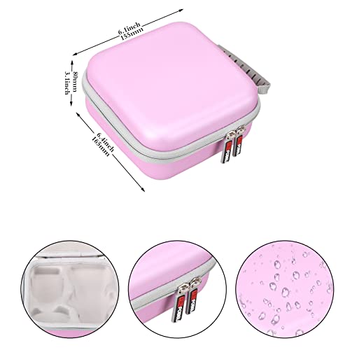 FBLFOBELI EVA Hard Case Compatible with Braun Silk-?pil 7 SE7-041/SE7-141/Silk-?pil 5 5-620/5 SE5-230/Silk-?pil 9 9-890/9 9-880/9 9-720 Epilator Facial Hair Removal (Purple)