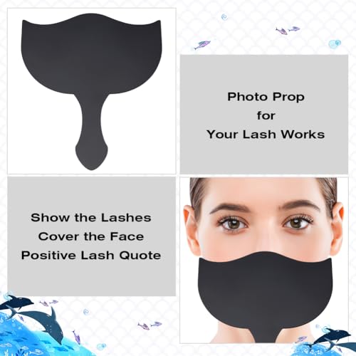 Acrylic Eyelash Display Board with Handle - 4 Colors