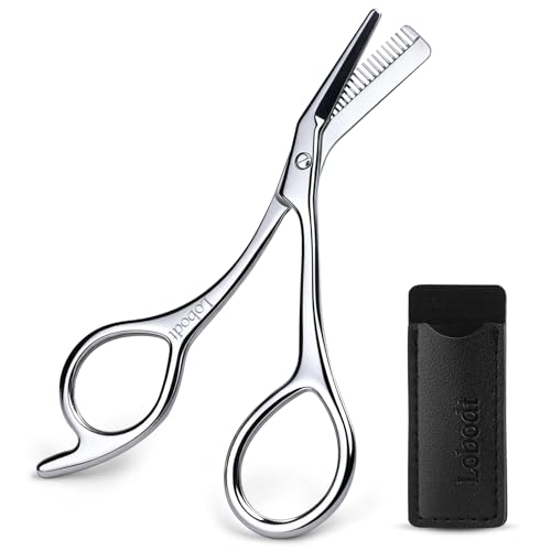 Eyebrow Shaping Scissors with Comb, 4.65-inch Trimmer for Women & Men