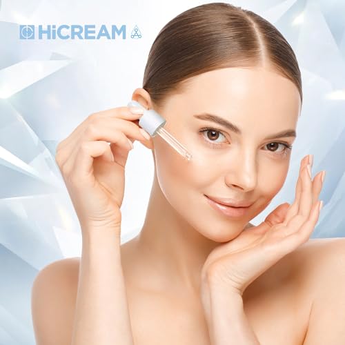 Hyaluronic Acid Serum for Face, Brightening Serum - Even Skin Tone, 100% Pure Anti Aging, Intense Hydration Moisture Non greasy Paraben Free, Water-based Skincare for Face (2 Oz)