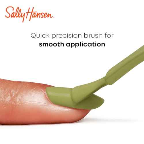 Sally Hansen Miracle Gel Keith Haring Salon Quality Nail Polish | Gel-Like Formula, Two-Step System, No UV Light Needed, Long Lasting | Opaque, Glossy | 920 Go Figures | Bright Olive Green Nail Polish