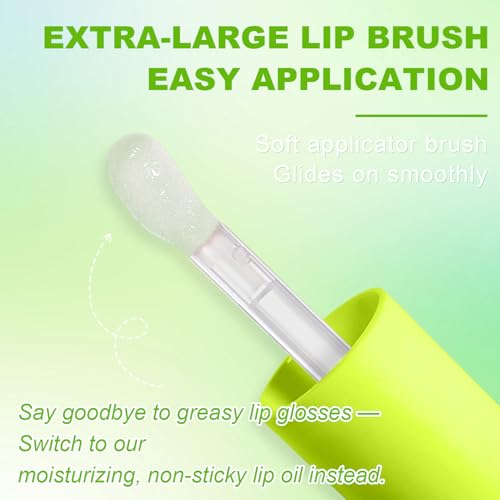 LemonSac 4 PCS Hydrating Lip Oil Set - Glossy & Nourishing