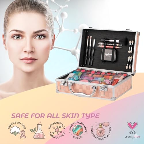 Hot Sugar Makeup Kit - 46 Eyeshadow Beginner Set with Case