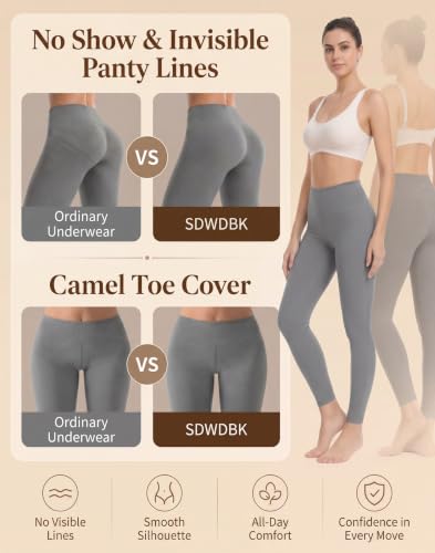 Seamless Camel Toe Thong Underwear for Women - Breathable G String