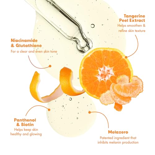 FRUDIA Citrus Brightening Vitamin C Ampoule - Lightweight Daily Vitamin C Serum for Dark Spots, Radiance and Hydrated Skin - 1.01 Fl Oz