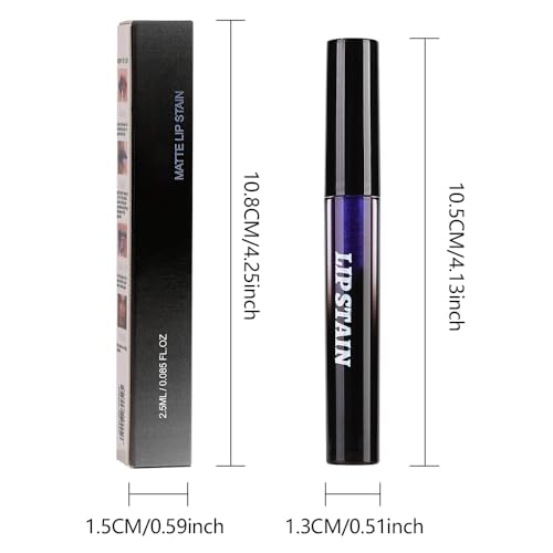 CAKAILA 3Pcs Peel Off Lip Stain Tints Waterproof Matte Lip Gloss for All-Day Wear