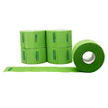 L3 - Level 3 Neck Paper - Disposable and Flexible Neck Strips - Barber and Hair Stylist Supplies - Water Resistant and Self-Adheres to Neck - Pre-Cut and Easy to Use - 5 Rolls (100each) (Green)