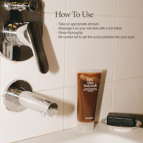 Sonc Glaze Body Scrub | Gentle Moisturising Scrub for Smooth Skin | 180ml