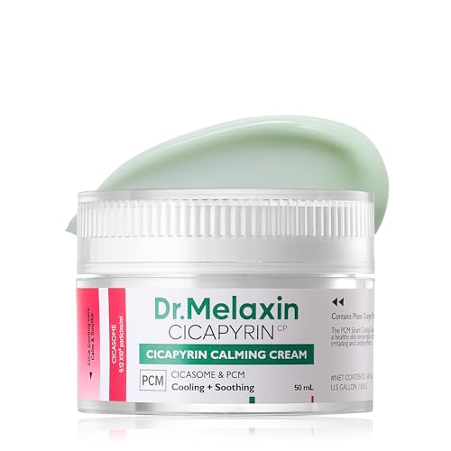 Dr. Melaxin Cicapilin Calming Cream, 1.7 fl oz (50 ml), Cooling Trouble Niacinamide, Aperica Leaf Extract, Moisturizing Cream, Moisture Moisturizing Care, Korean Skin Care, Korean Cosmetics'